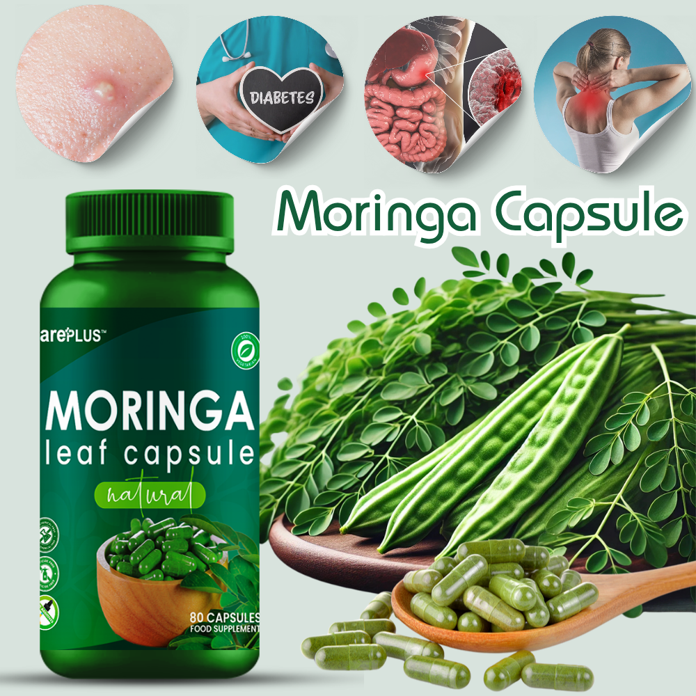 Careplus Premium Moringa Capsule 80pc For Healthy Living